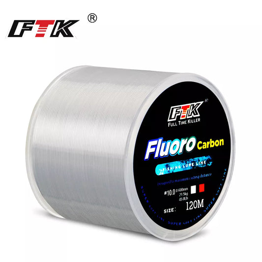 FTK 120m Invisible Fishing Line Speckle Fluorocarbon